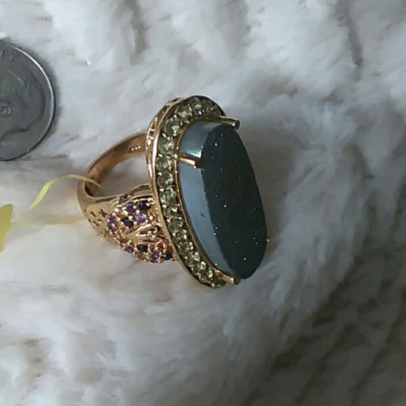 Beautiful Druzy Gold over Sterling Silver - Picture 5 of 8